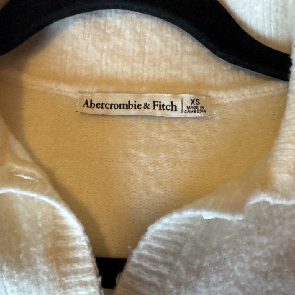 Abercrombie Collared Button Up Sweater - image 3